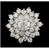 Image 1 : 14KT White Gold 2.64ctw Diamond Ring