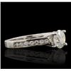 Image 2 : 14KT White Gold 1.53ctw Diamond Ring