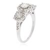 Image 3 : 14KT White Gold 1.05ctw Diamond Ring