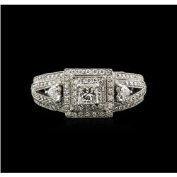 1.49ctw Diamond Ring - 18KT White Gold