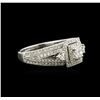 Image 2 : 1.49ctw Diamond Ring - 18KT White Gold