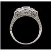 Image 3 : 14KT White Gold 1.72ctw Diamond Ring
