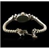 Image 3 : Hamilton 14KT White Gold 1.21ctw Diamond Vintage Ladies Watch