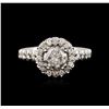 Image 1 : 14KT White Gold 1.23ctw Diamond Ring