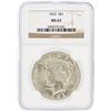 Image 1 : 1923 NGC MS63 Peace Silver Dollar