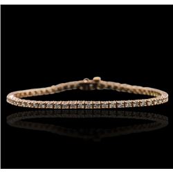 14KT Rose Gold 2.72ctw Diamond Bracelet