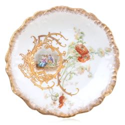 Vintage Limoges Plate By Mavalevy & Granger