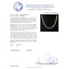 Image 3 : Tahitian Cultured Pearl Necklace With 14KT White Gold Diamond Clasp