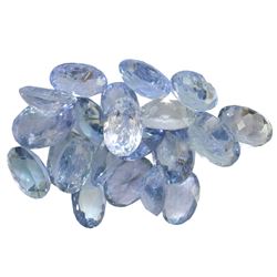 11.07ctw Oval Mixed Tanzanite Parcel