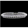 Image 2 : 7.25ctw Diamond Tennis Bracelet - 14KT White Gold