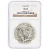 Image 1 : 1924 NGC MS63 Peace Silver Dollar