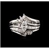 Image 1 : 14KT White Gold 1.21ctw Diamond Ring
