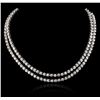 Image 1 : 10KT White Gold 16.59ctw Diamond Necklace