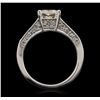 Image 3 : 18KT White Gold 2.43ctw Diamond Ring