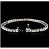 Image 3 : 14KT White Gold 5.73ctw Diamond Tennis Bracelet
