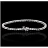 Image 2 : 14KT White Gold 2.37ctw Diamond Bracelet