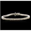 Image 1 : 14KT White Gold 6.83ctw Diamond Tennis Bracelet
