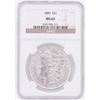 Image 1 : 1889 NGC MS63 Morgan Silver Dollar