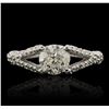 Image 1 : 14KT White Gold 1.57ctw Diamond Ring