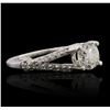 Image 2 : 14KT White Gold 1.57ctw Diamond Ring