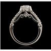 Image 3 : 14KT White Gold 1.57ctw Diamond Ring