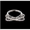 Image 1 : 0.62ctw Diamond Ring - 14KT White Gold