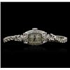 Image 1 : Hamilton 14KT White Gold Diamond Vintage Ladies Watch