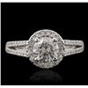 Image 1 : 14KT White Gold 1.75ctw Diamond Ring