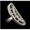 Image 2 : 14KT White Gold 1.49ctw Diamond Ring