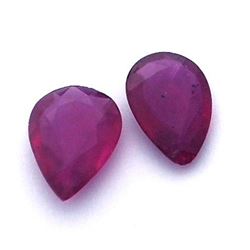 7.4ctw Pear Mixed Ruby Parcel