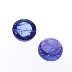 10.27ctw. Round Cabochon Cut Tanzanites