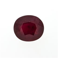 21.15ct. One Oval Cut Natural Ruby