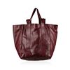 Image 2 : Valentino Garavani Rockstud Handle Burgundy Leather Tote Bag