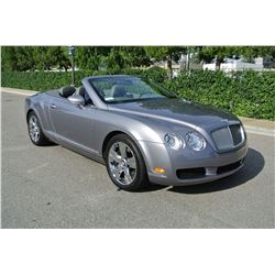 2007 Silver Bentley Continental GTC