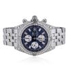 Image 2 : Breitling Stainless Steel 2.20ctw Diamond Chronomat Evolution Men's Watch