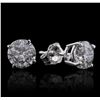 Image 2 : 14KT White Gold 1.97ctw Diamond Earrings