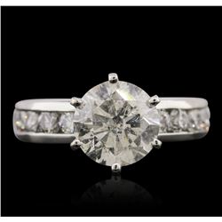 Platinum 2.89ctw Diamond Ring