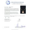 Image 3 : 14KT rose gold 13.57ct Morganite and Diamond Pendant With Chain