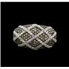 Image 1 : 1.50ctw Fancy Brown Diamond Ring - 14KT White Gold