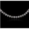 Image 2 : 14KT White Gold 19.68ctw Diamond Necklace