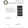 Image 3 : 14KT White Gold 4.22ctw Diamond Bangle Bracelet
