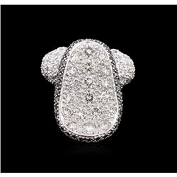 3.25ctw Diamond Ring - 18KT White Gold