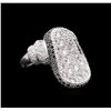 Image 2 : 3.25ctw Diamond Ring - 18KT White Gold