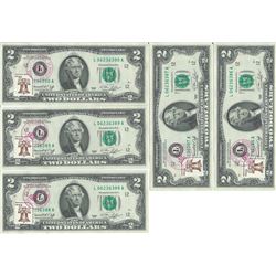 1976 $2 1st Day Currency Lot of 10