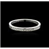 Image 1 : 14KT White Gold 0.16ctw Diamond Ring