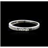 Image 2 : 14KT White Gold 0.16ctw Diamond Ring