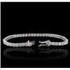 Image 3 : 14KT White Gold 6.12ctw Diamond Tennis Bracelet