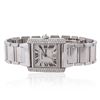Image 2 : Cartier 18KT White Gold 1.56ctw Diamond Tank Franciase Men's Watch