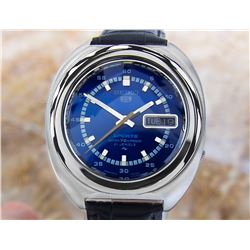 Seiko 5 Sports Blue Dial Stainless Steel Automatic Watch