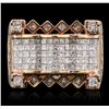 Image 1 : 14KT Rose Gold 2.37ctw Diamond Ring
